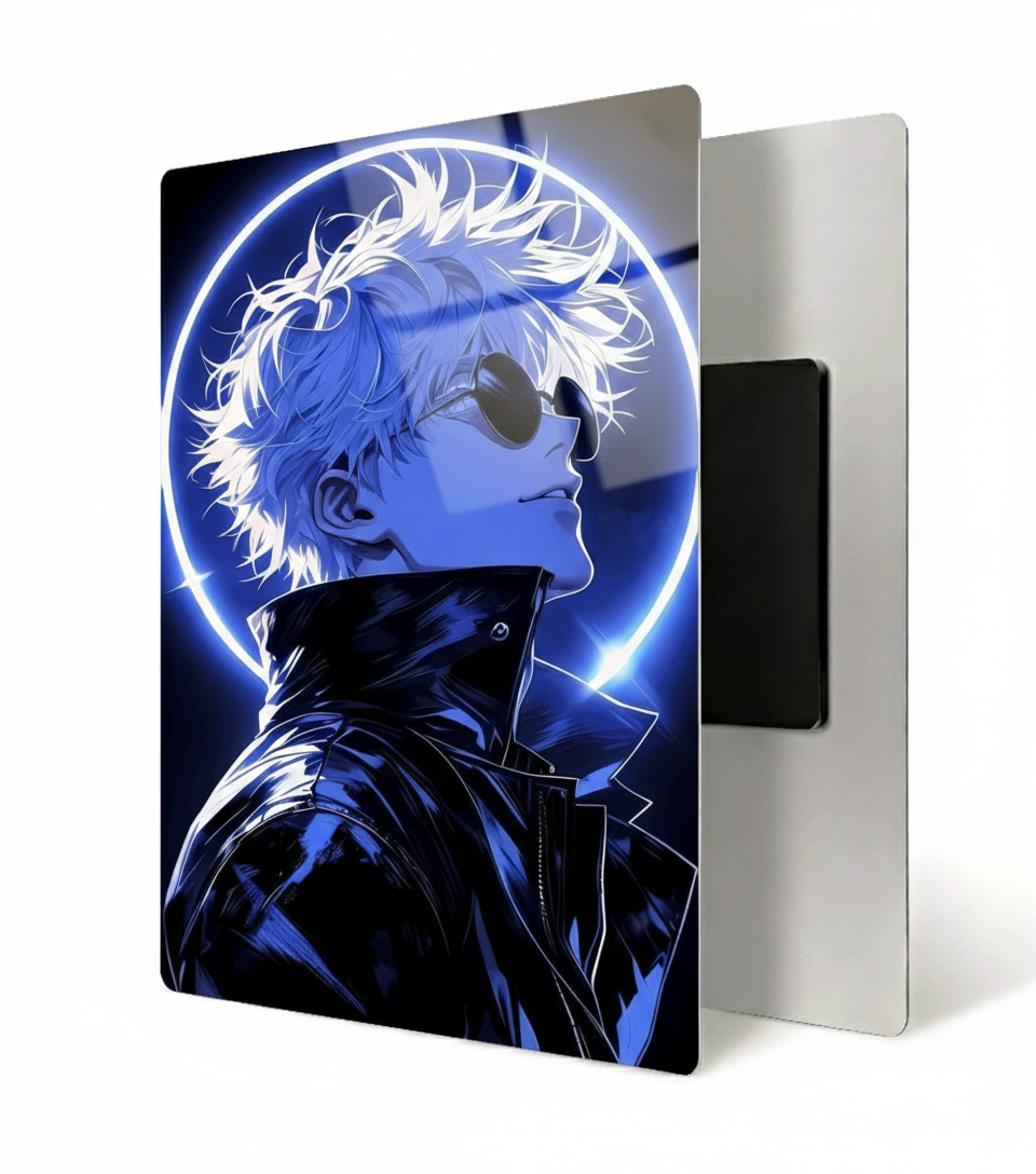 Gojo Saturo HD 18 x12 inches metal print – LuxePanel