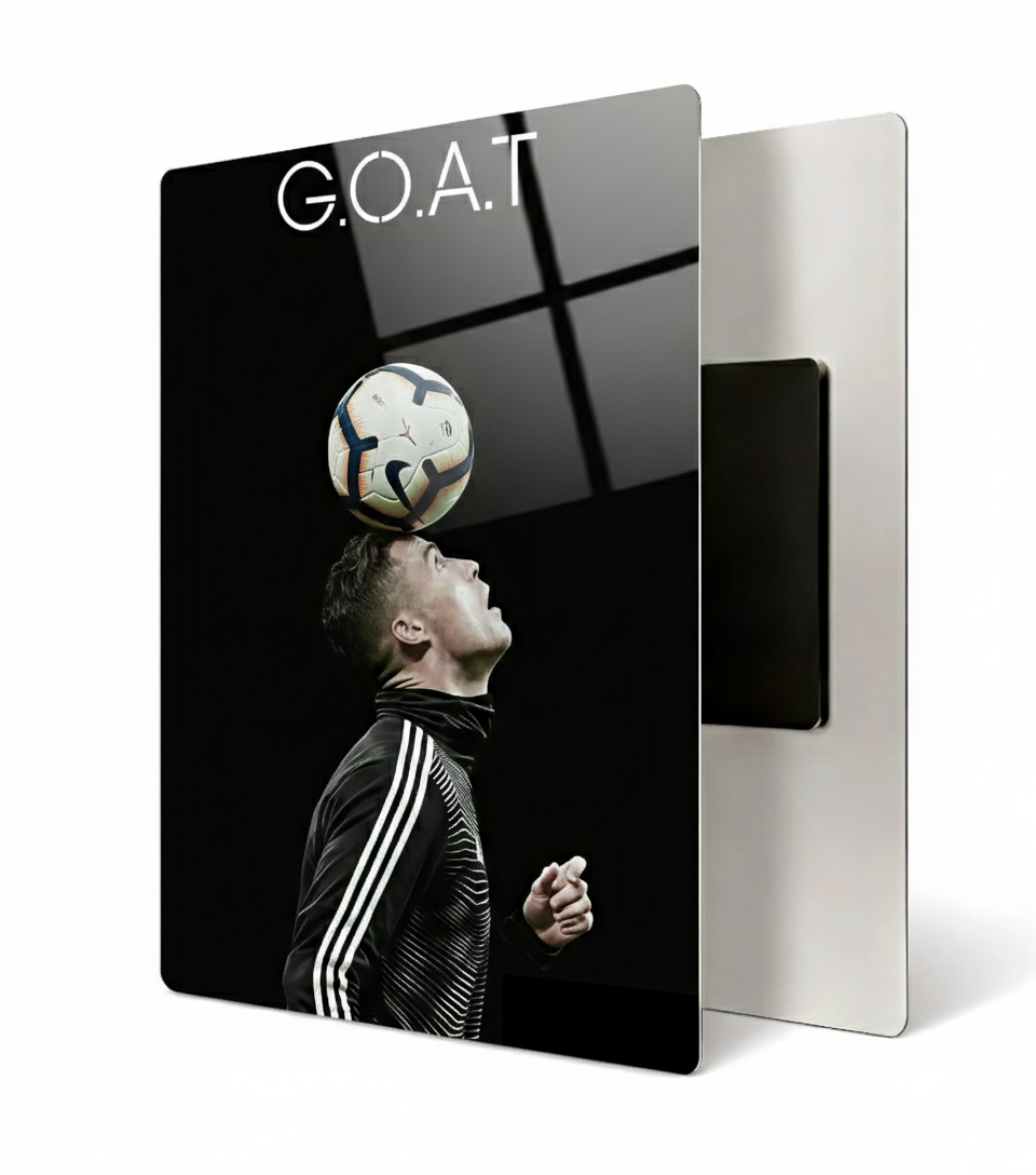 Cristiano Ronaldo HD metal poster print 18x12 inches
