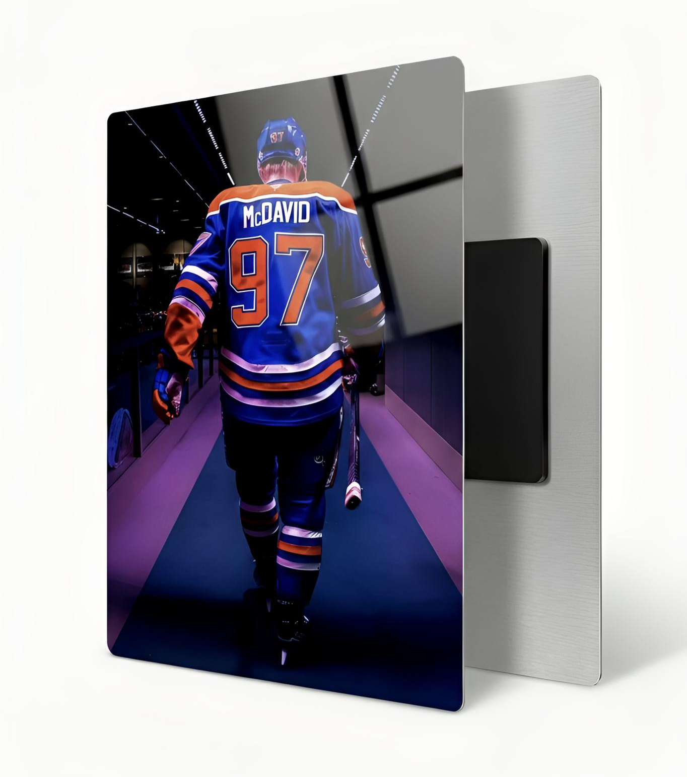 HD Connor McDavid Edmonton Oilers  metal print 18 x 12 inches