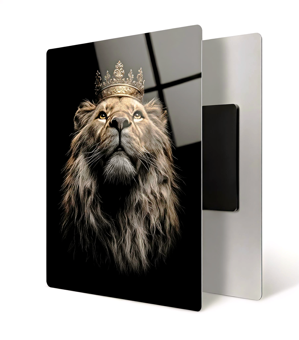 HD Lion King metal print 18 x 12 inches