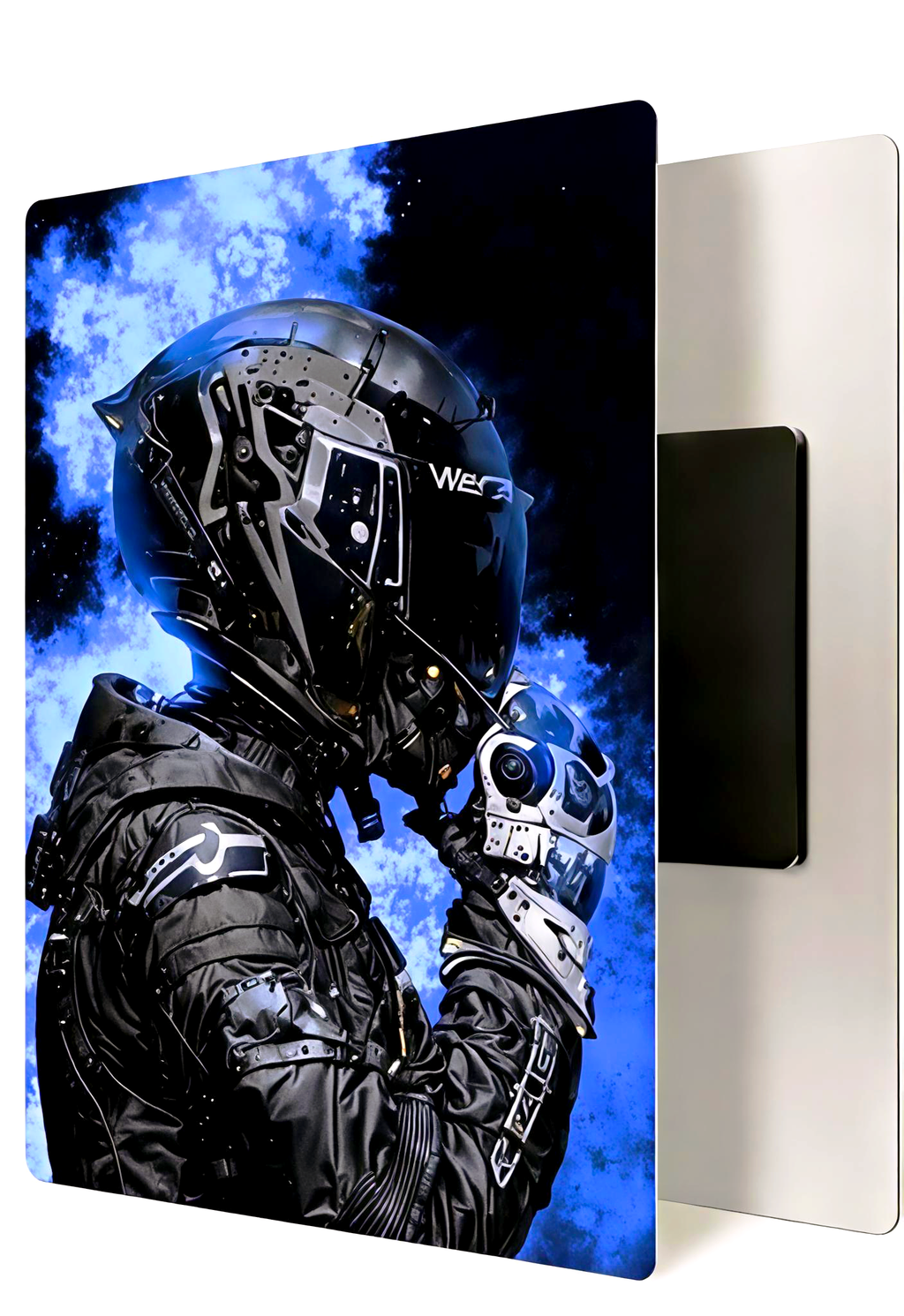 Biker HD 18x12 inches metal print