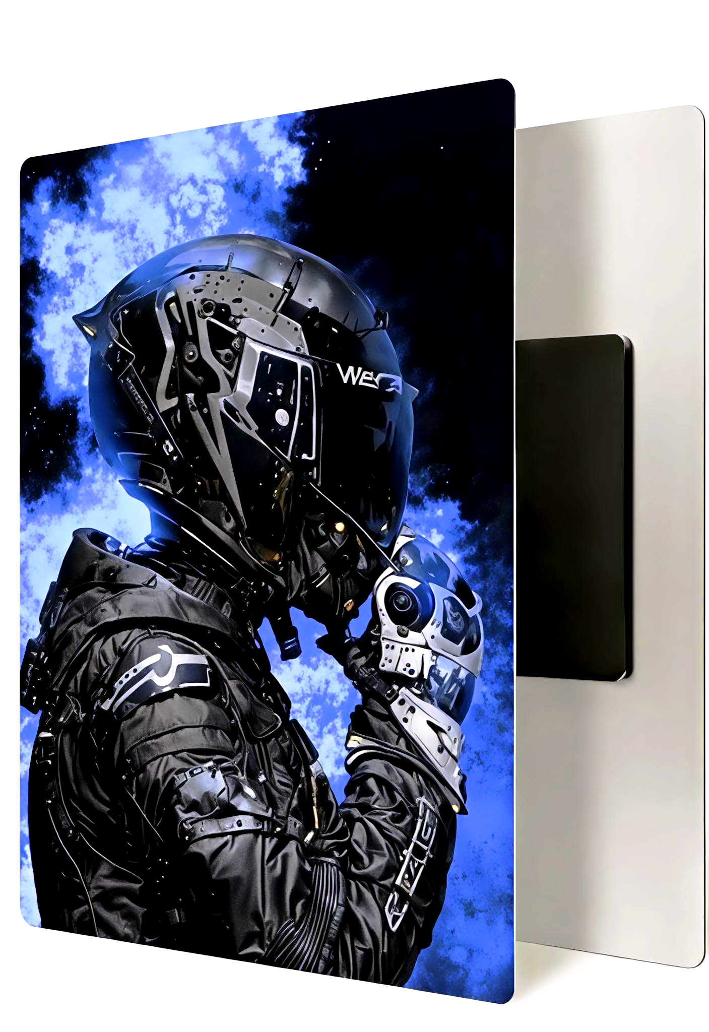 Biker HD 18x12 inches metal print
